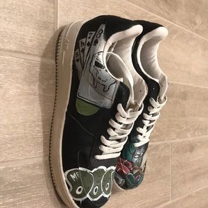 Nike AIR painted shoes